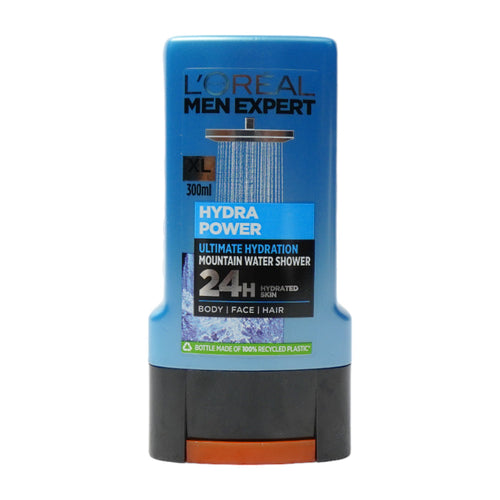 LOREAL SHOWER GEL HYDRA POWER MOUNTAIN WATER 5IN1 300 ML