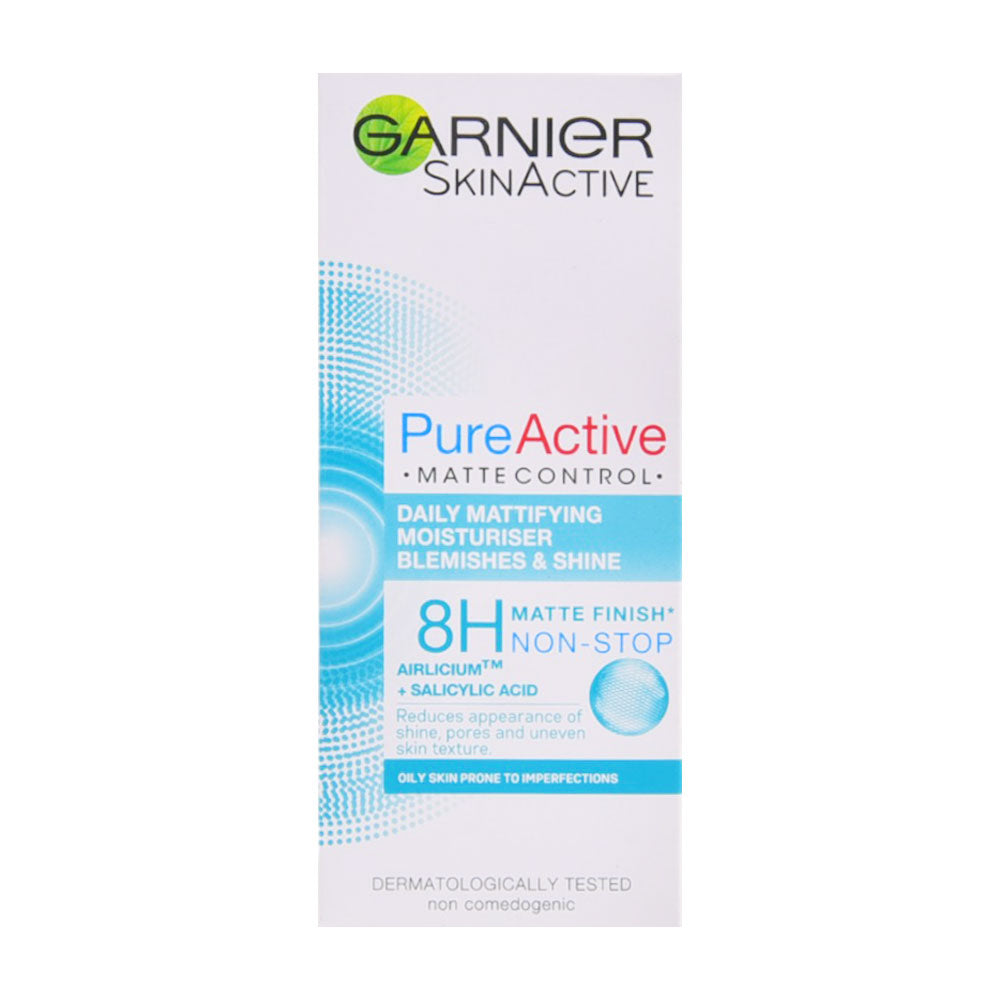 GARNIER PURE ACTIVE MATTE CONTROL MOISTURISER 50ML