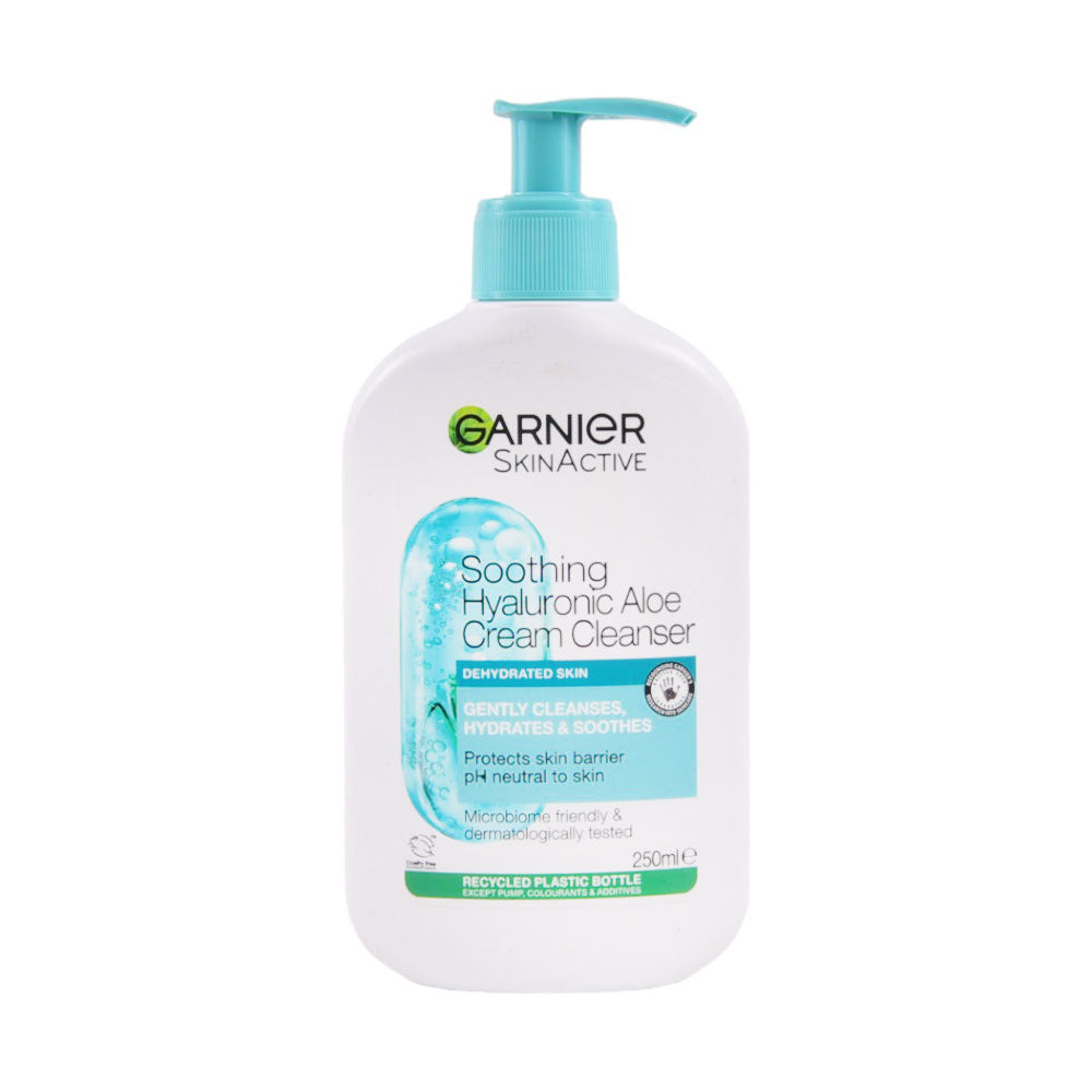 GARNIER SOOTHING HYALURONIC ALOE CREAMY CLEANSER 250ML