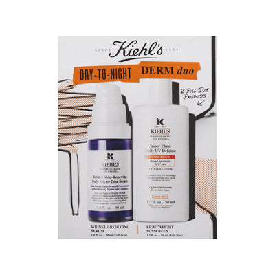 KIEHLS DAY-TO-NIGHT DERM DUO 2 FULL SIZE PRODUCTS