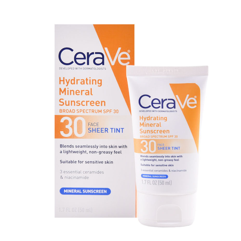 CERAVE CREAM HYDRATING MINERAL SUNSCREEN SPF 30 50ML