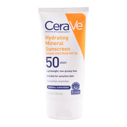 CERAVE HYDRATING MINREL SPF 50 LIGHTWEIGHT NON -GREASY FEEL