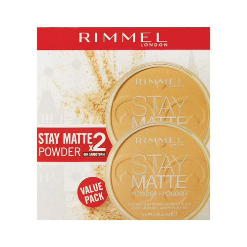 Rimmel - Promo Stay Matte Powder 05 Silky Beige 2 Pcs (new)