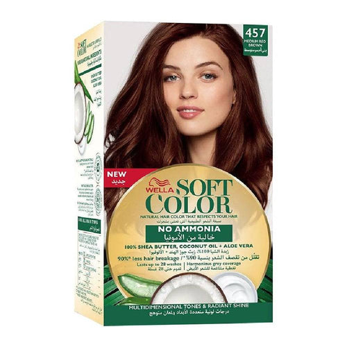 WELLA SOFT KIT 457 MEDIUM RED BROWN 125 ML