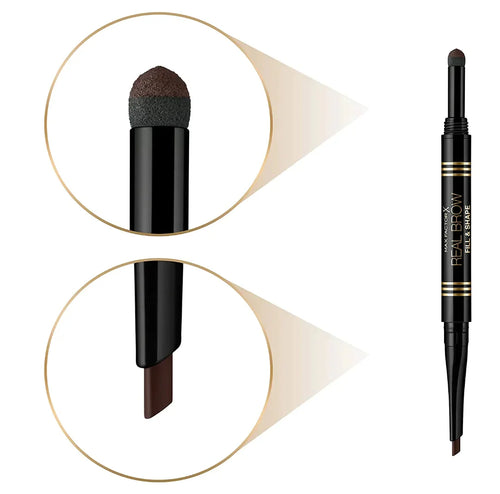 Max Factor - Eyebrow Pencil Real Brow Fill & Shape - 04 Deep Brow