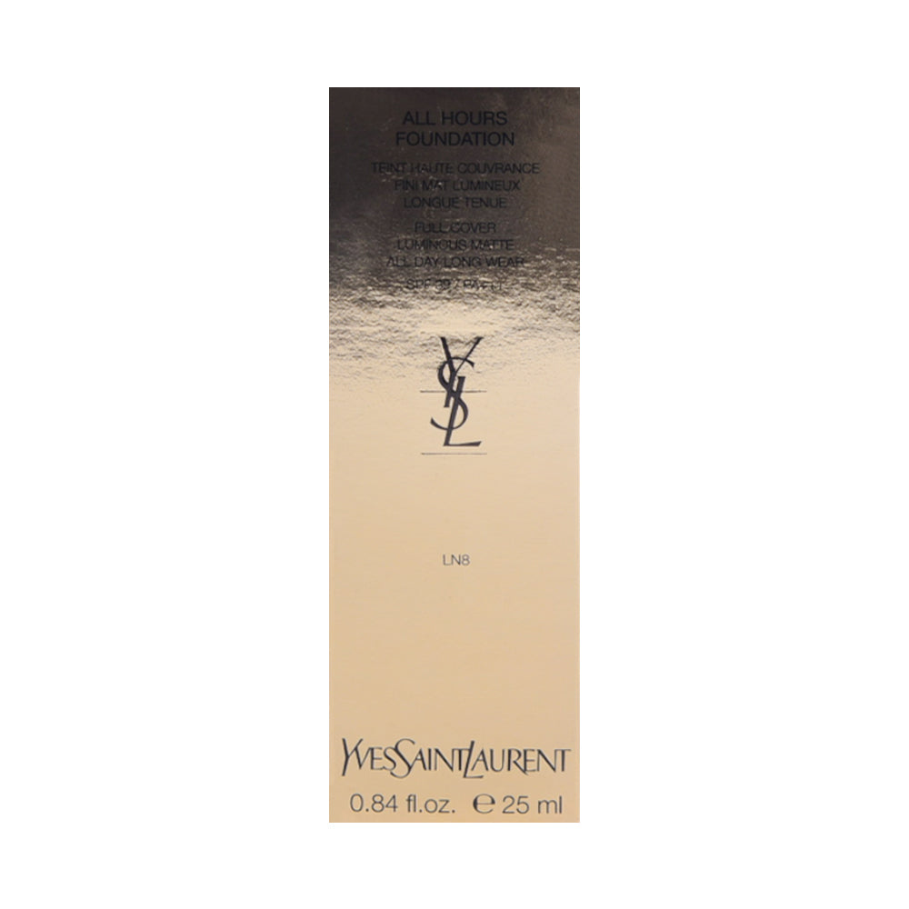 YSL - LADIES ALL HOURS FOUNDATION SPF 39 LN8 LIGHT NEUTRAL