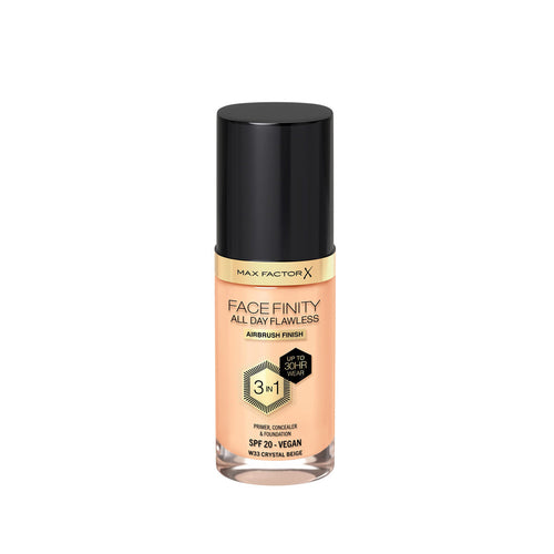 Max Factor - Facefinity All Day Flawless Foundation - W33 Crystal Beige