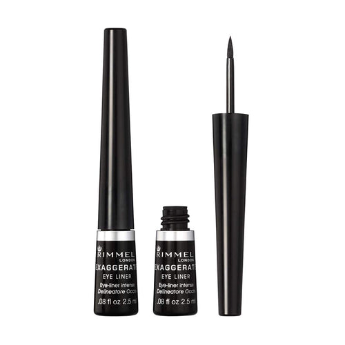 RIMMEL LONDON PROMO SCANDLE EYES EXAG LIQ EYELINER + 24HR WP
