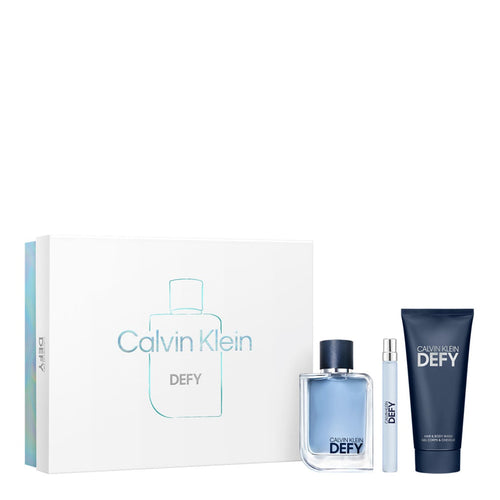 Gift Set - Defy Men 3s Set (edt 100ml+edt 10ml+ Hair & B/w 100ml)