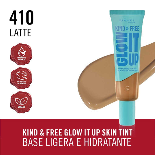 Rimmel Kind & Free Liquid Foundation 30ml Moisturising Latte Iv