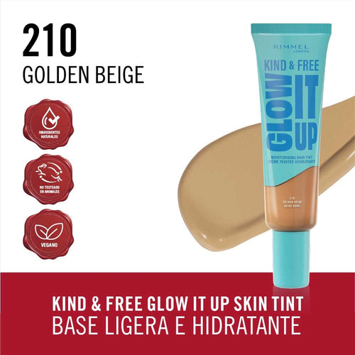 Rimmel Kind & Free Liquid Foundation 30ml Moisturising Golden Beige Iv
