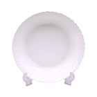 DISH ROUND MANAL WHITE M0057