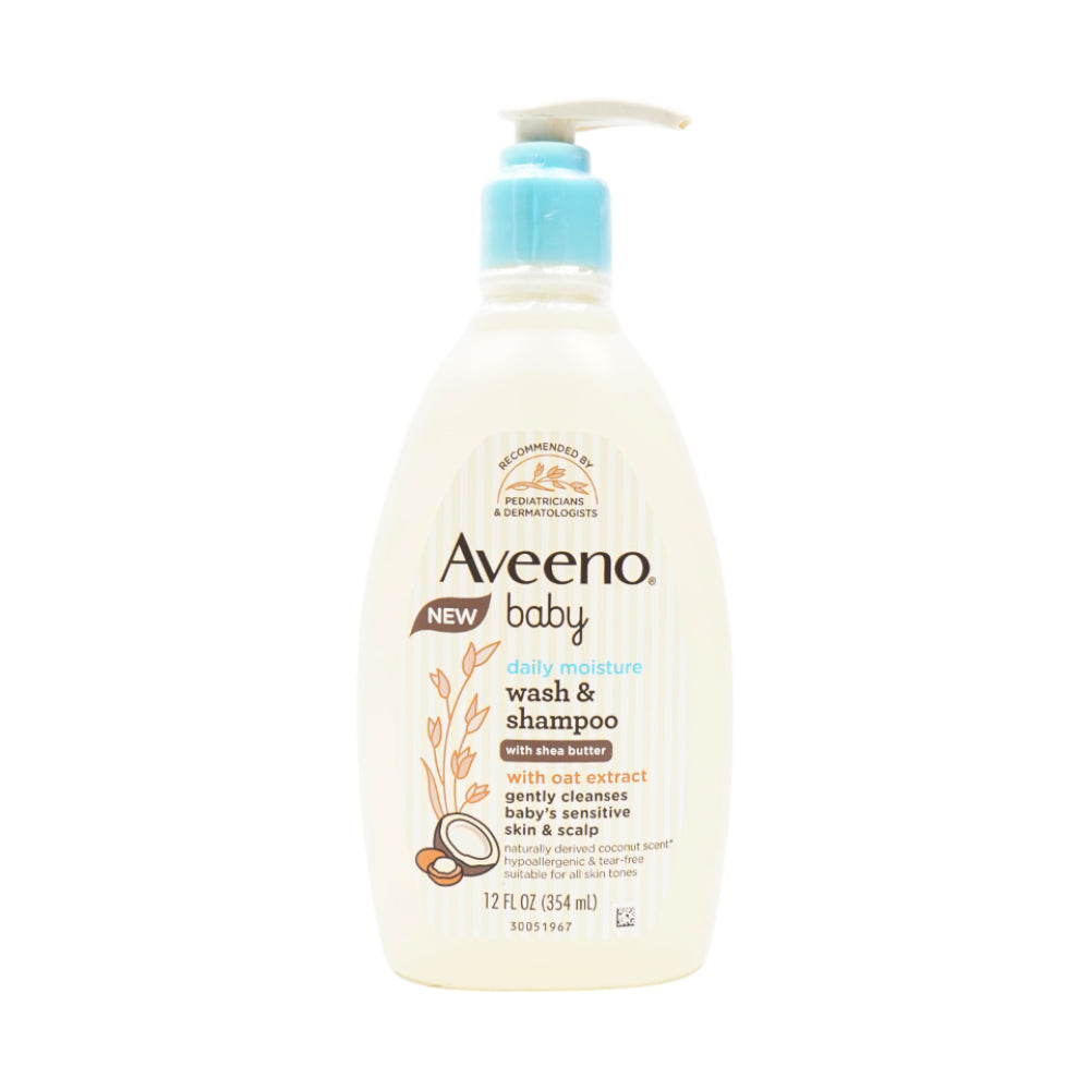 AVEENO BABY SHAMPOO DAILY MOISTURE SHEA BUTTER 354 ML