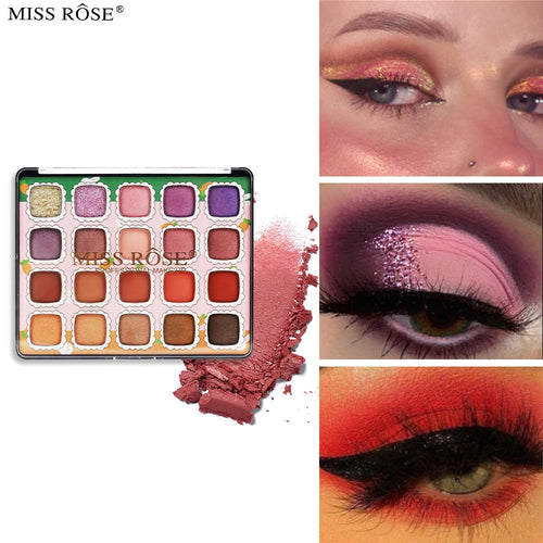 Miss Rose 20 Color Eye Shadow Kit 20g 7001-027n