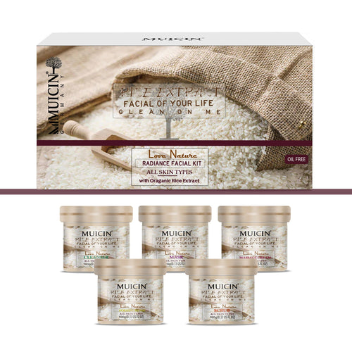 Muicin - Rice Extract Radiant Facial Kit - 5 Steps