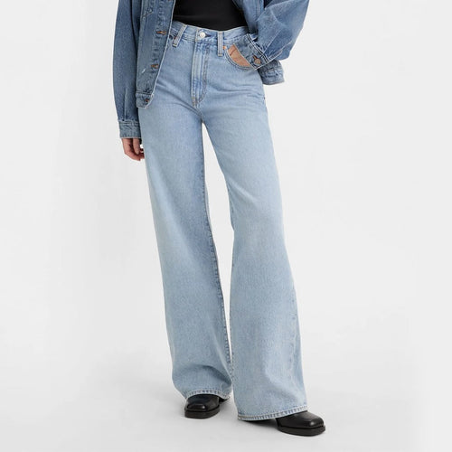 Vybe - Ice Blue Wide Leg Jeans