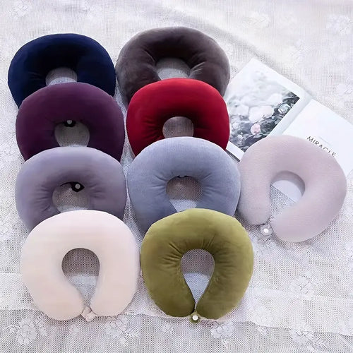 Home.co -travelling Neck Pillow (random Color)