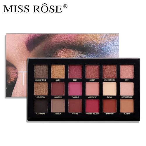 Miss Rose Twilight Dusk Eyeshadow Palette Professional Makeup 19.8g 7001-013l