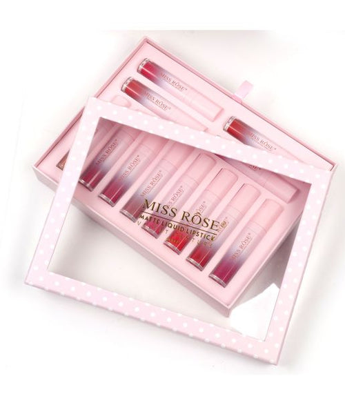 Miss Rose Matte Liquid Lipstick Velvet Texture 6ml *24 Pcs 7701-031z2