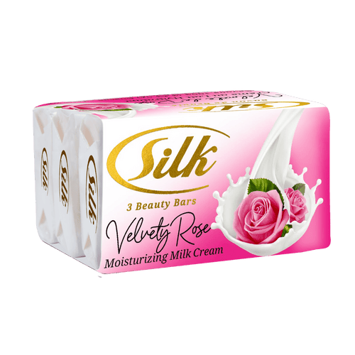 Silk - Soap Velvety Rose 130g (pack Of 3)