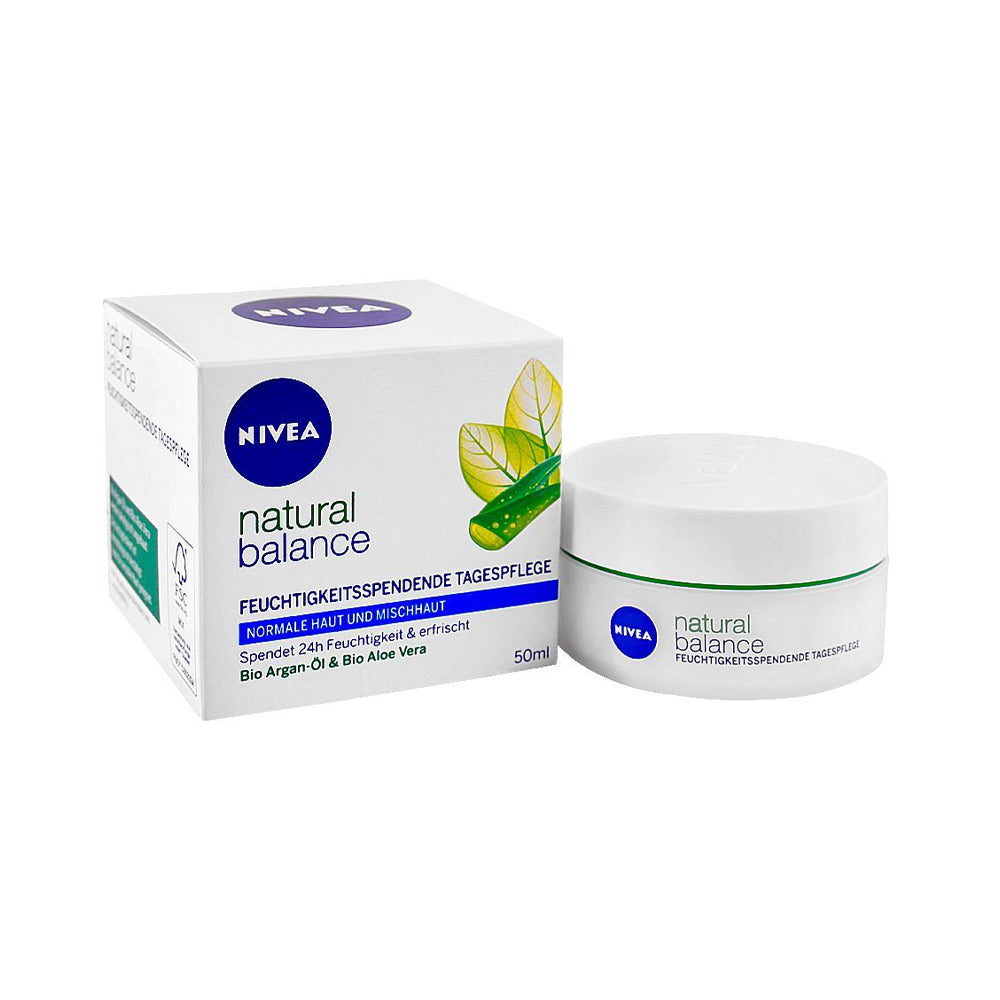 NIVEA NATURAL BALANCE MOISTURIZING DAY CREAM 50ML