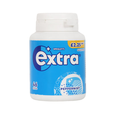 WRIGLEYS EXTRA PEPPERMINT SUGAR FREE 46 PC 64 GM