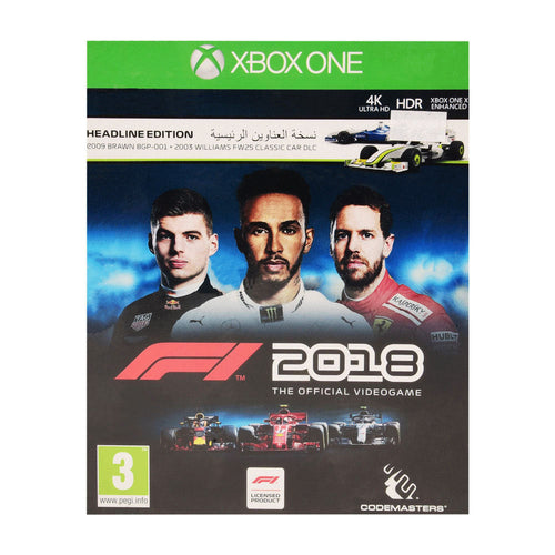 X BOX ONE GAME F-1 2018 PC