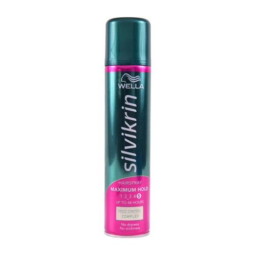 WELLA SILVIKRIN HAIR SPRAY MAXIMUM HOLD 48 HOUR 250 ML