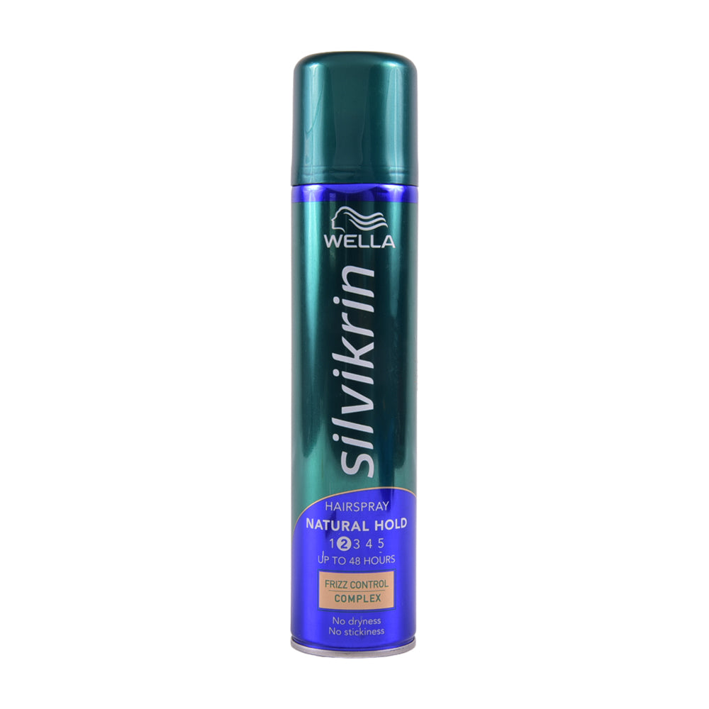 WELLA SILVIKRIN HAIR SPRAY NATURAL HOLD 48 HOUR 250 ML