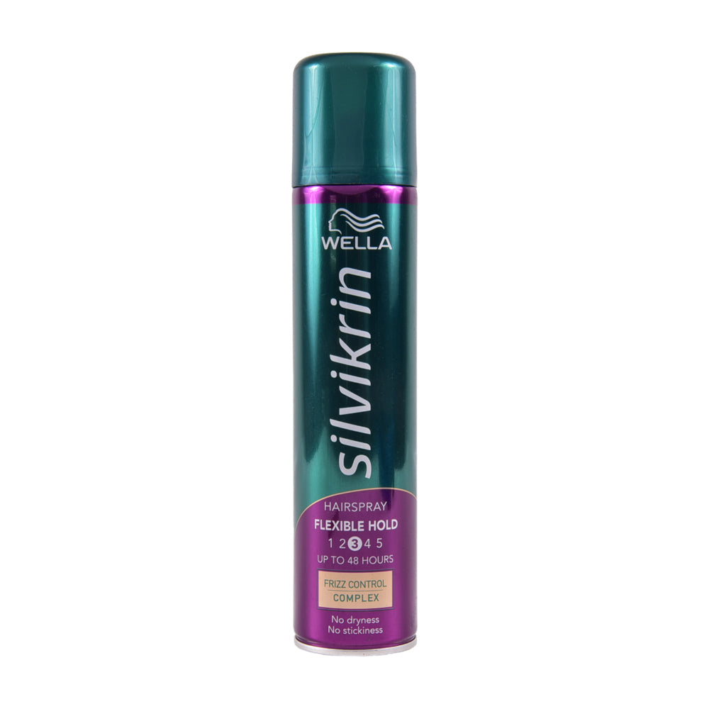WELLA SILVIKRIN HAIR SPRAY FLEXIBLE HOLD 48 HOUR 250 ML