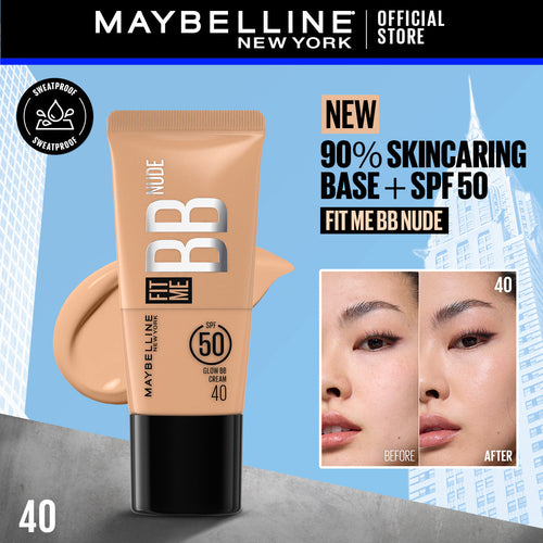 Maybelline New York - Fit Me Nude Bb Cream Natural Dewy Look + Spf 50, 40