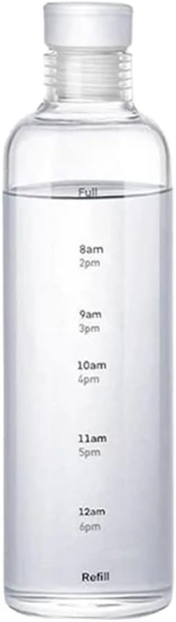 Home.co - Time Marker Transparent Water Bottle 500ml - Random Color