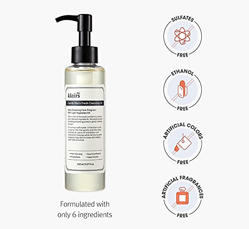 Klairs - Gentle Black Fresh Cleansing Oil 30ml
