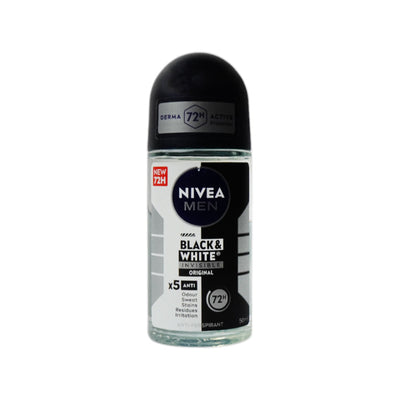 NIVEA MEN ROLL ON ORIGINAL BLACK AND WHITE INVISIBLE 50 ML