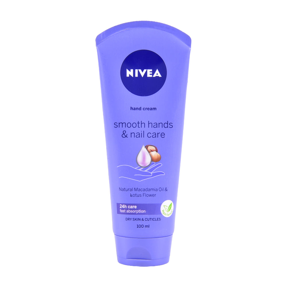 NIVEA SMOOTH HAND & NAIL CARE CREAM 100ML
