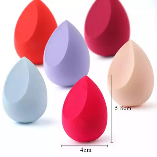 Miss Rose 3 Pcs Cosmetic Powder Puff Sponge Mix Shape
