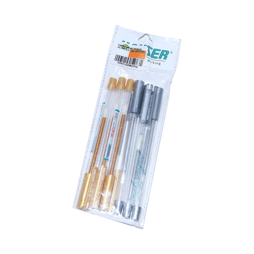 Hauser Dream Sparkle Gel Pen G/S 6Pc Pack
