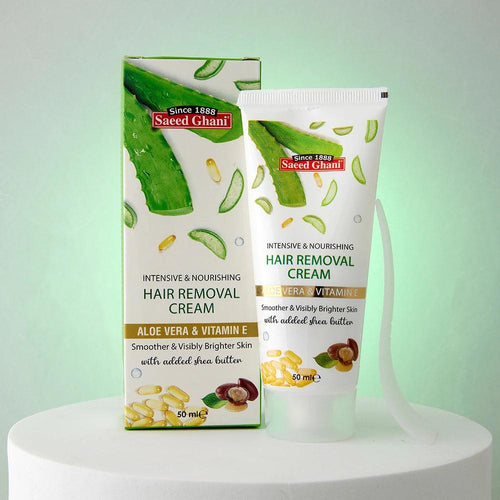 Saeed Ghani- Hair Removal Cream (with Aloe Vera & Vitamin E), 50ml