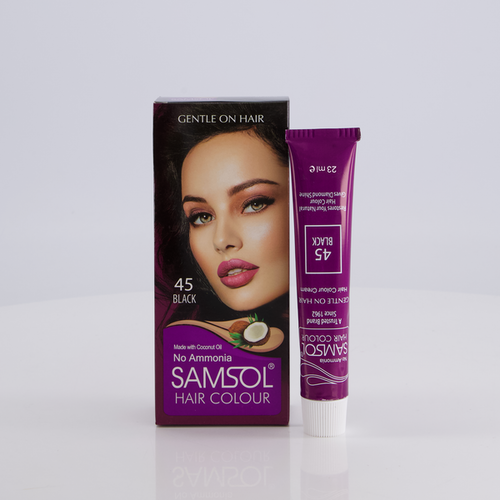 Samsol Hair Colour 45 Black 23ml Small