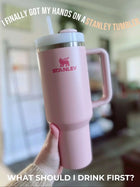 Home.co - Stanley Quencher H2.0 Tumbler 40 Oz - Peony Pink