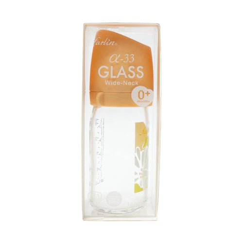 FARLIN BABY FEEDING BOTTLE GLASS 0M+160 ML AB-32011