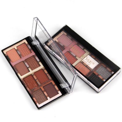 Miss Rose 8 Color Eyeshadow Palette Waterproof Shimmering Multicolor Lon