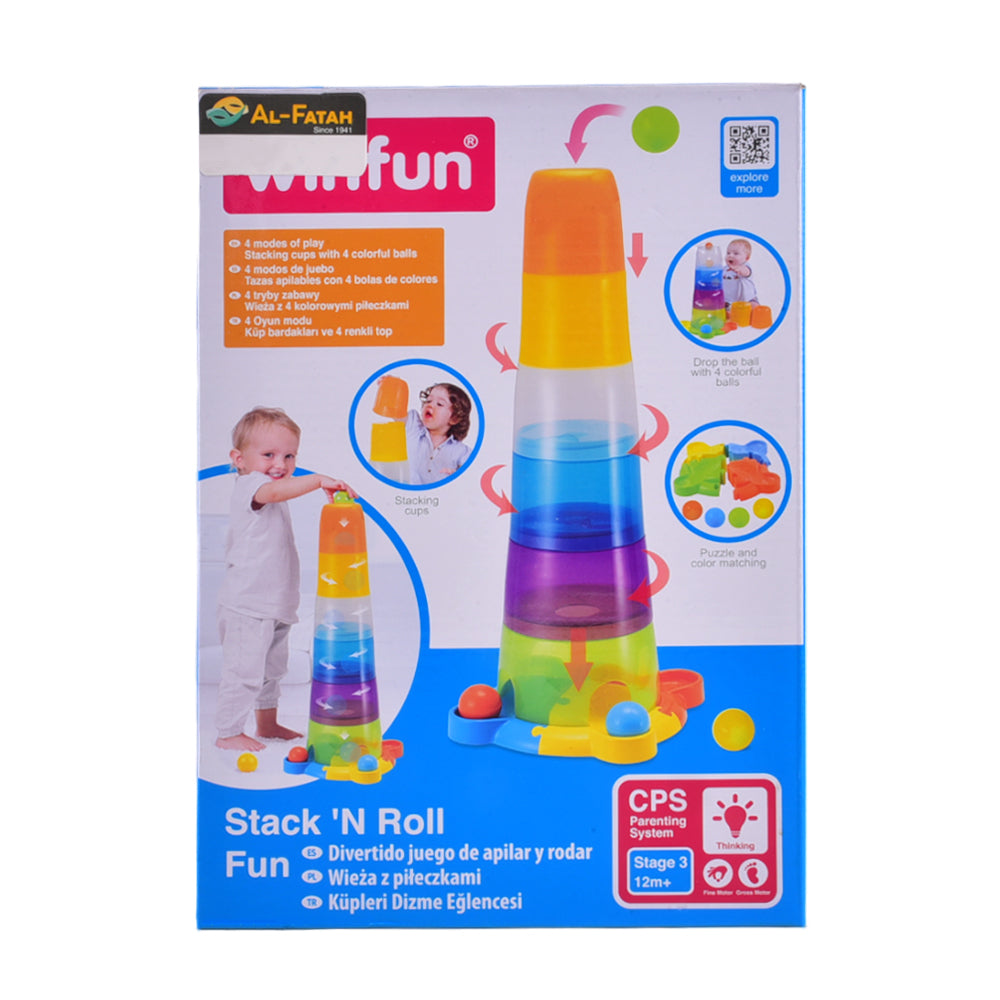 0737 WINFUN STACKS FUN BALLS AND CUP
