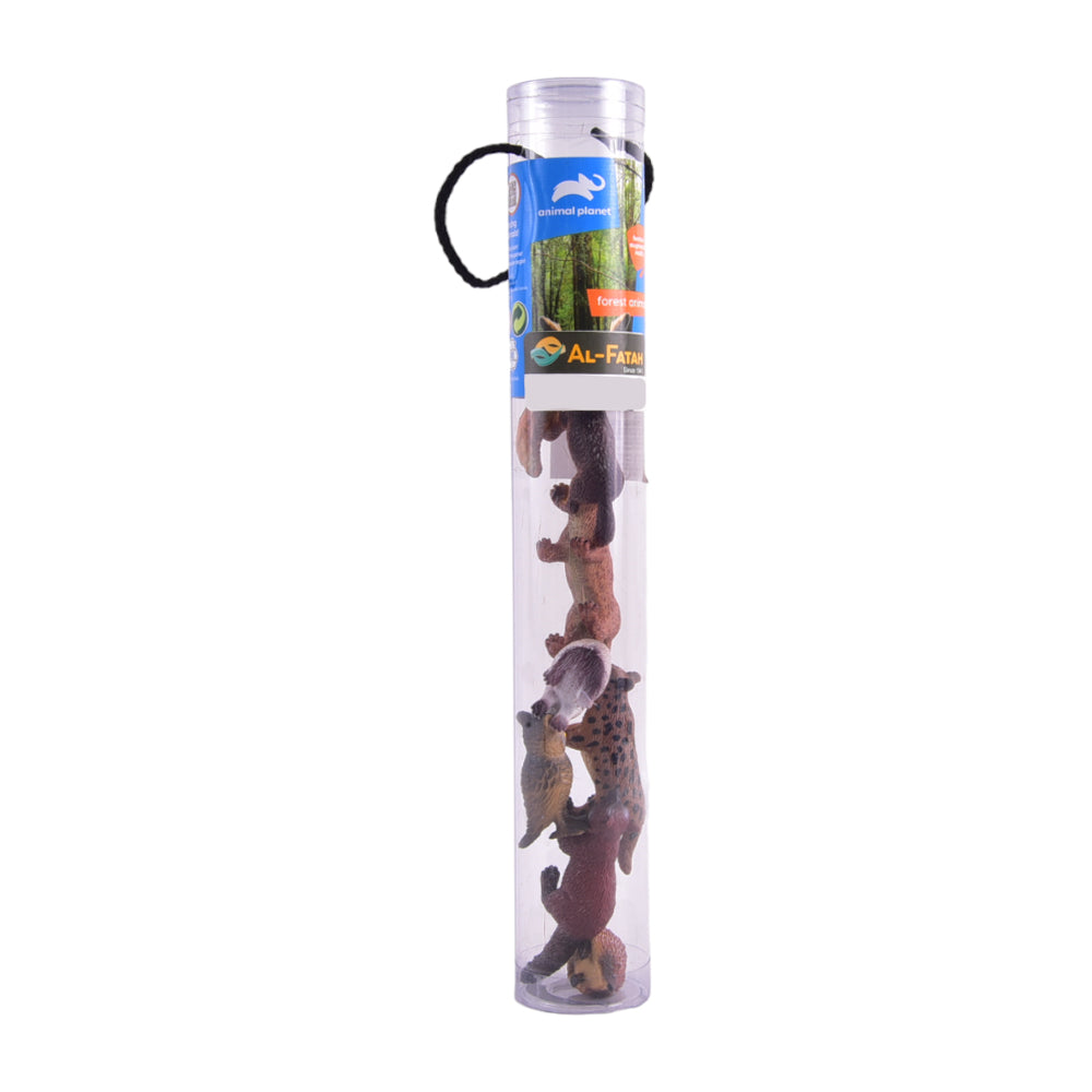 D6303 8 PCS FOREST ANIMALS IN TUBE