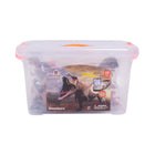 D6825 58 PCS DINOSAUR IN RECTANGULAR BUCKET