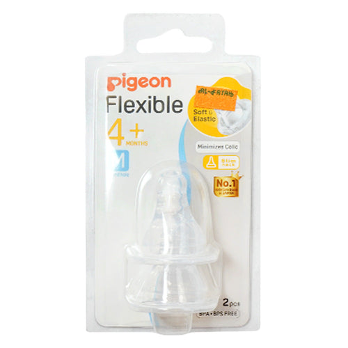 PIGEON FLEXIBLE NIPPLE MEDIUM TEAT B210