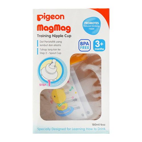 PIGEON MAGMAG TRAINING NIPPLE CUP 3+MONTH 180 ML 26903