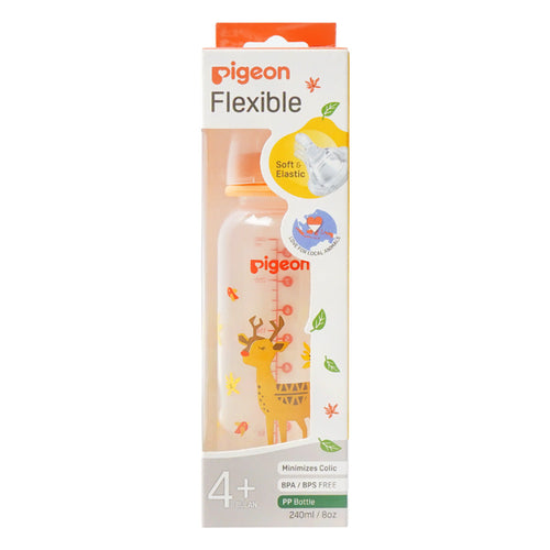 PIGEON BABY FEEDING BOTTLE DEER 4M+240 ML 79404