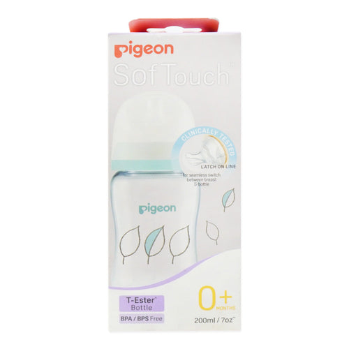 PIGEON SOFTOUCH FEEDER LEAF 0+MONTHS 200 ML 79449