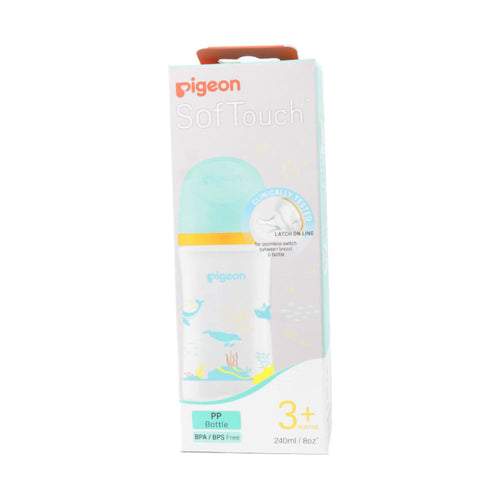 PIGEON SOFTOUCH FEEDER DOLPHIN 3+MONTHS 240 ML 79460